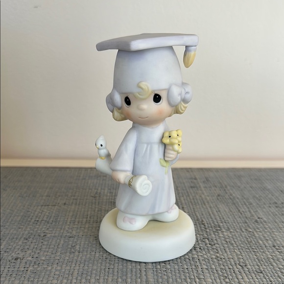 Precious Moments Graduation Figurine with Cap and Diploma - Picture 1 of 6